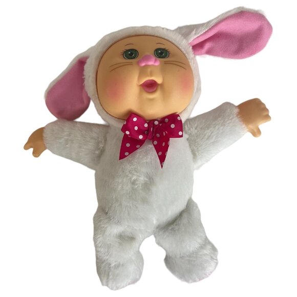 3 Vintage Cabbage Patch Kids Snowflake And 1 Adoptimals Cat Plush Toy Set - Picture 6 of 10